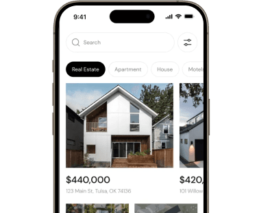 Property Listing Apps mockup