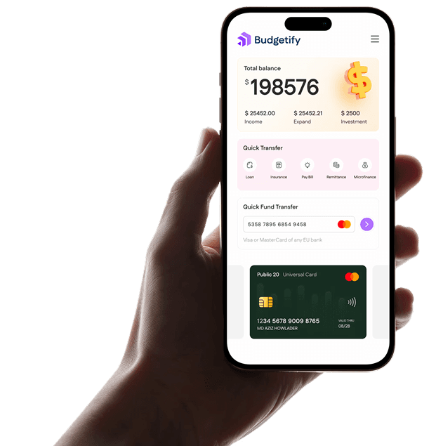 AI Development Phone Mockup with Hand