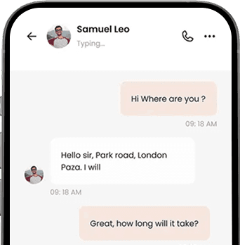 In-App Chat mockup