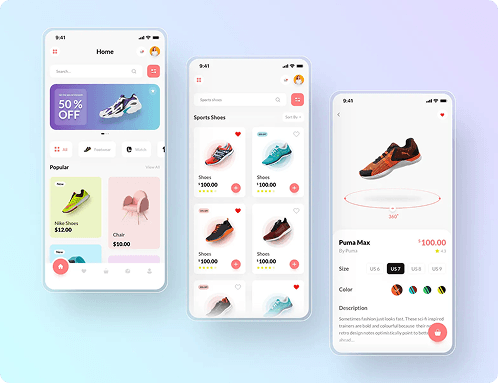 Custom
Ecommerce Apps